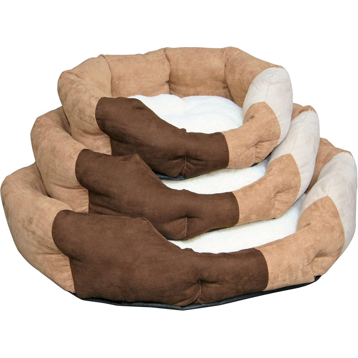 Лежанка для тварин Kerbl AMY L, 45 x 41 см, коричнево-бежева, 45 x 41 x 14 см