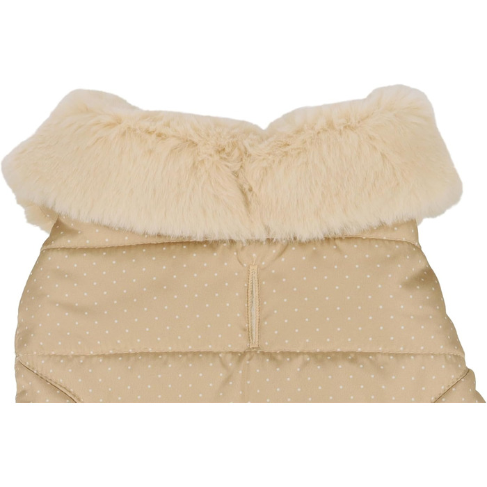 Жакети для собак Flamingo Guzzi з м'якого флісу з бантиком, 30 см, ідеально підходять для маленьких порід, таких як чихуахуа, йоркширський тер'єр, пудель (БЕЖЕВИЙ 30см)