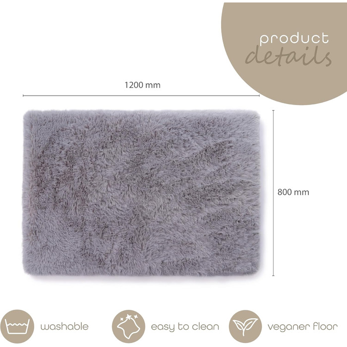 М'яке ліжко для собак та котів Paco Home, Donut, сірий колір, Ø100 см, 120x80x7 см