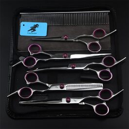 Ножиці для грумінгу тварин, ножиці для собак зі сталі, вигнутий триммер, DIY стрижка, 7 дюймів