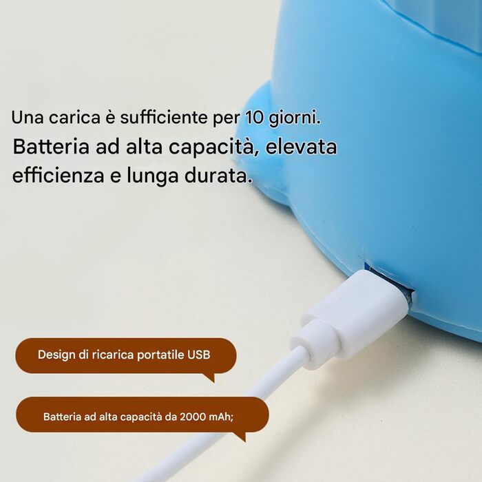 Автоматична мийка для лап собак Lavapaw – USB, для дому та прогулянок, великі цуценята, блакитна