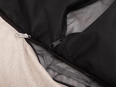 Крісло-ліжко для собак Joker M: 82 x 63 см, штучний льон, бежеве