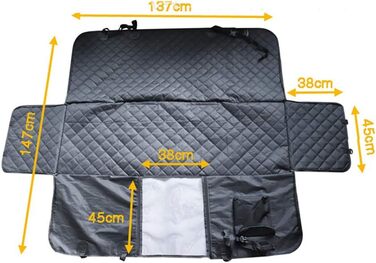 Захисний килимок на сидіння автомобіля для собак - водовідштовхувальний, універсальний, для заднього сидіння, міцний матеріал, 02