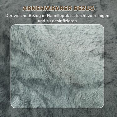 Сходинка для тварин PawHut - 3 сходинки, сіра, для собак та котів до 5 кг, 46 x 35 x 35 см