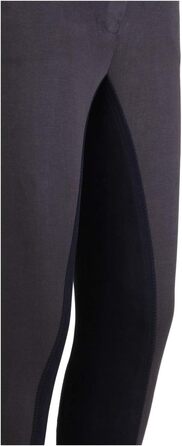 Жіночі штани для їзди верхи RL24 Vollbesatz Flex BASICLINE (36, темно-сірий/чорний)