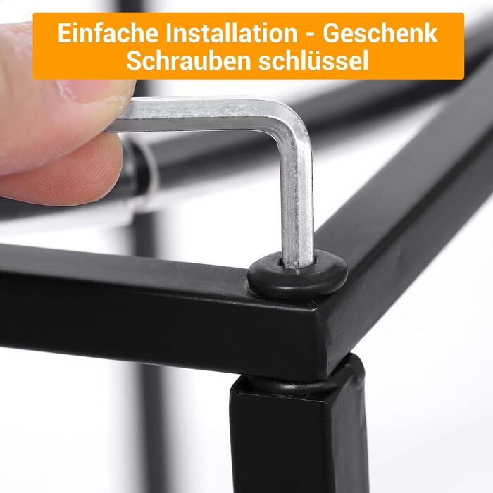 Підставка для мисок для собак TEKEPL - 2 миски з нержавіючої сталі, стійка, антиковзаюча, для води та корму (M)