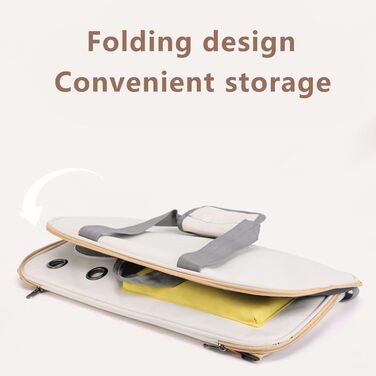 Транспортна сумка для тварин - переноска для кота/собаки, жовта | Складна переноска для домашніх тварин