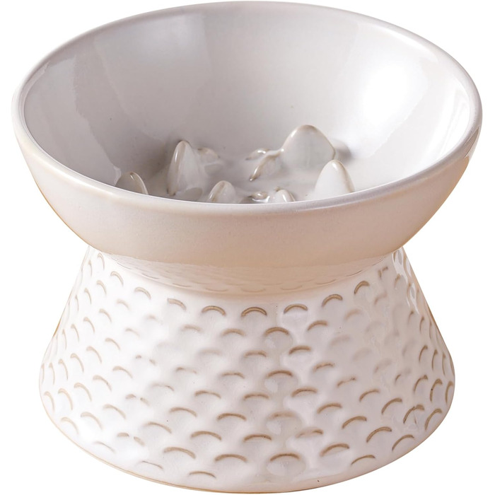 Керамічна годівниця для котів Qcapet, піднята миска для їжі