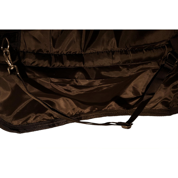Зимова попона для коня Saddlery4U, Ripstop 1200D, 400 г утеплювач, високий захист шиї, бірюзово-чорна