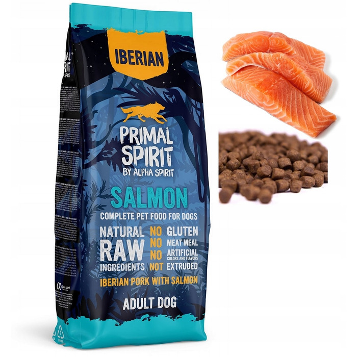 Сухий корм для собак Primal Spirit Iberian Salmon (свинина та лосось), 12 кг