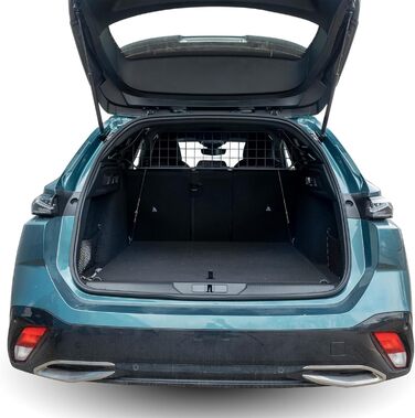 Сітка-перегородка Travall для Peugeot 308 (2021-), захист багажника для собак, міцне сталеве сітка, автоперегородка для собак