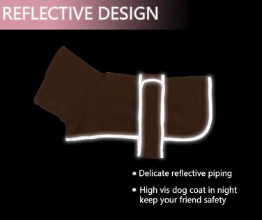 Теплий зимовий одяг для такси (дворняг та мініатюрних) - куртка з регулюванням, з отвором для шлейки, коричнева, розмір XS (довжина спини 31-33 см)