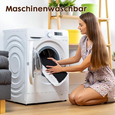 М'яке ортопедичне ліжко для собак Homaxy, великих порід, 120x74x10 см, біле. Зручна, з антиковзним покриттям, легко миється.