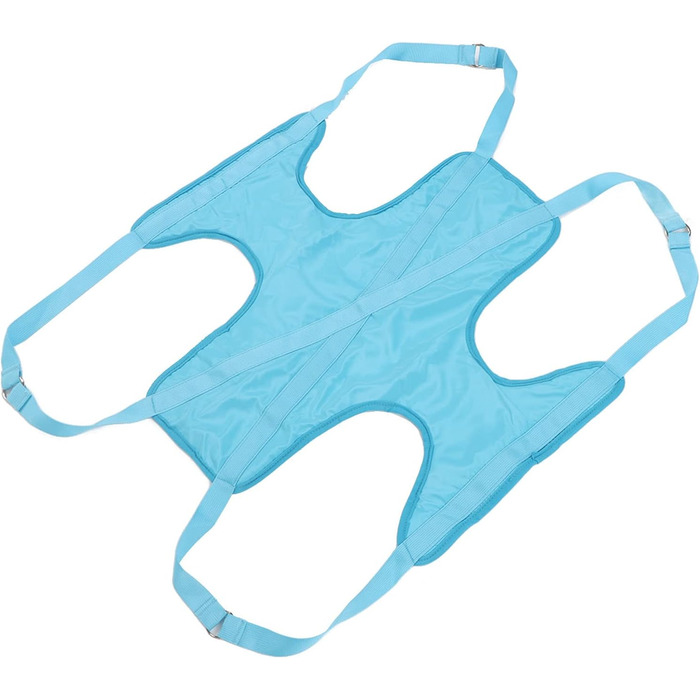 Гамак для домашніх тварин OKOVO, дихаючий, запобігає натиранню, регульовані ремені, шлейка для маленьких тварин (L), блакитний