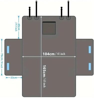 Захист для багажника автомобіля для собак Volvo V60 2-ге покоління (2019-2024) - водовідштовхуючий, стійкий до подряпин, з боковим захистом