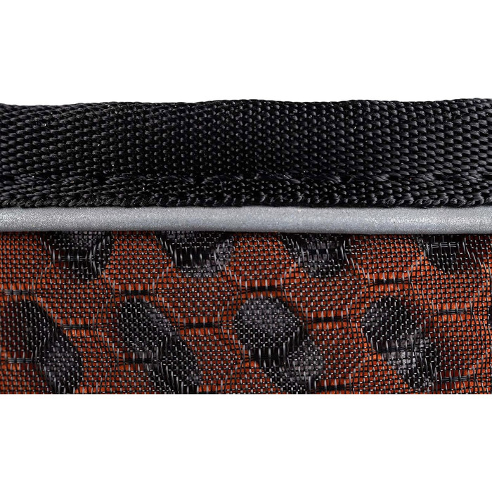 Регульований нашийник Non-stop dogwear Rock Collar для великих собак, чорний/помаранчевий, нейлон або шкіра