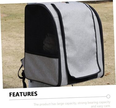 Рюкзак для котів Verdanverse: дихаючий, місткий, з міцного матеріалу, для транспортування котів та маленьких тварин