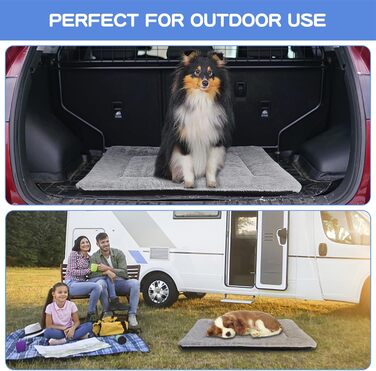 Крісло-лежанка для собак середніх порід, 90x60 см, сіре, з антиковзною основою