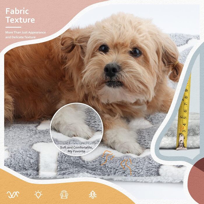 М'який килимок-матрац для собак та котів 60x80 см, м'який, дихаючий, машинне прання