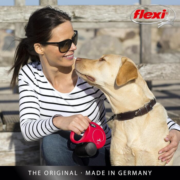 Рулетка для собак Flexi Classic S, 5 м, оливковий, до 15 кг