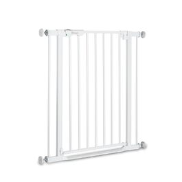 Захист для воріт Hauck Clear Step Autoclose 2, білий - самозакривне ворота для дітей та собак, ширина 75-80 см, висота 77 см, без свердління