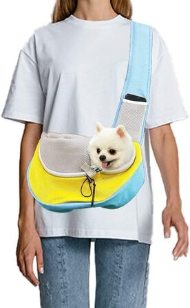 Переносна сумка-переноска для собак, котів, цуценят FeimaX Roa (L, блакитна)