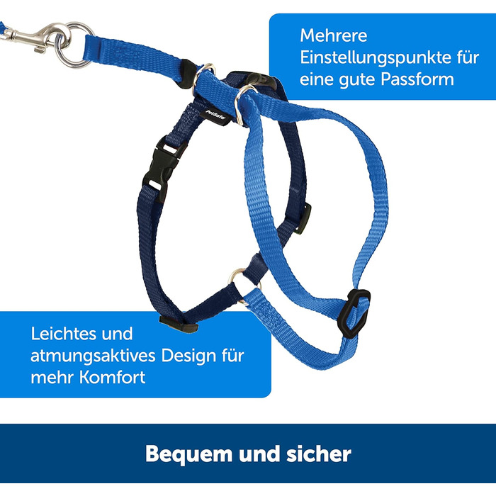 Шлейка PetSafe Easy Walk для котів, з еластичною шнурковою лінійкою, розмір L, червона, CWMK-L-RED-19