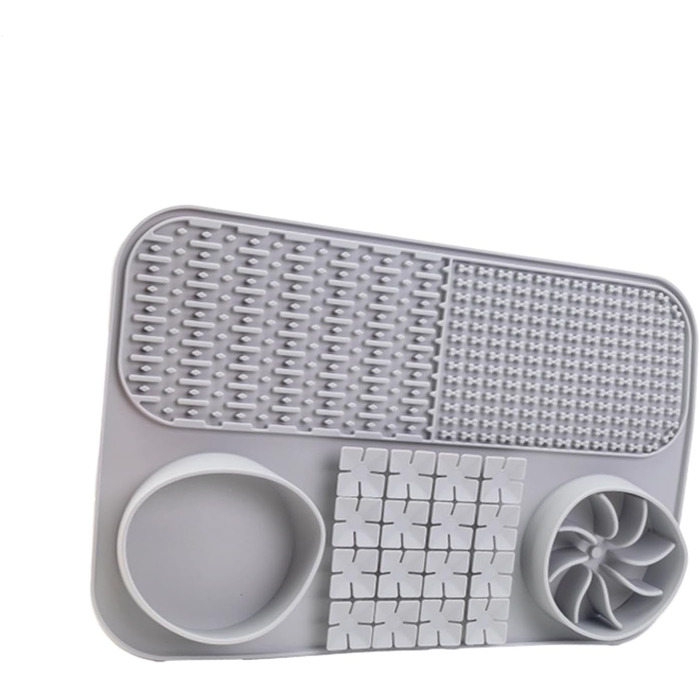 Лінсмер годівниця для облизування, інтерактивна іграшка-головоломка для собак та котів (сіра)