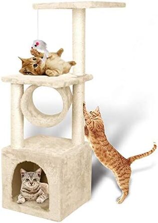 Когтеточка для котів CA&T P.J Pet Products, бежева, універсальна