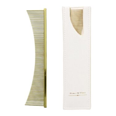 Гребінець для собак та котів | Щітка для грумінгу | Для довгошерстих порід | Щоденний догляд за шерстю | Після купання | Для літніх тварин та цуценят (Золотий)