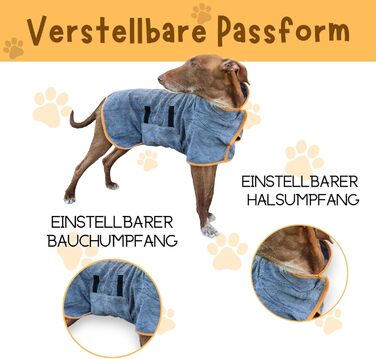 Рушник для собак Luminoza: мікрофібра, швидко сушить, для собак та котів (Сірий)