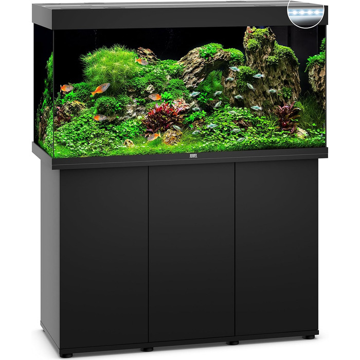 Акваріум Juwel Rio 350 LED з тумбою SBX, чорний