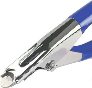 Професійні ножиці для грумінгу собак та котів, триммер для догляду за кігтями, з безкоштовною пилочкою, нержавіюча сталь, зручні ручки – для безпечного та професійного догляду, блакитні