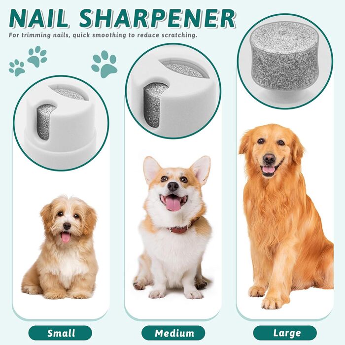 Триммер для собак Leise: догляд за кігтями та шерстю. LED-підсвітка, для собак та котів.