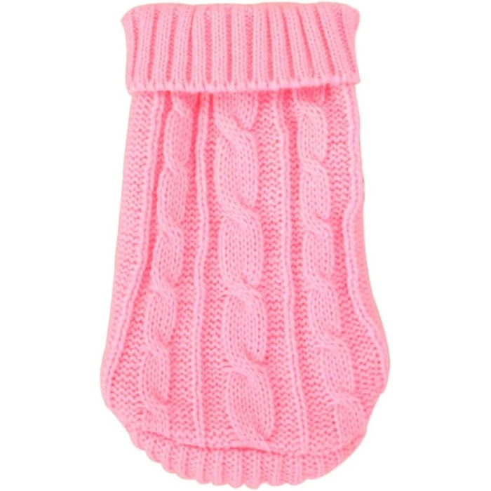 Зимовий пуловер для собак, одяг для домашніх тварин, підходить для маленьких собак, цуценят, котів, в'язаний пуловер, для такс, одяг, для чихуахуа, костюми шнауцерів (зелений, розмір S (8) 2–2,5 кг, зелений (XL(14) 4-7 кг, однотонний)