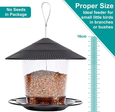 Годівниця для птахів на підвіску, годівник для саду, суміш насіння, соняшник, горіхи, для малих птахів