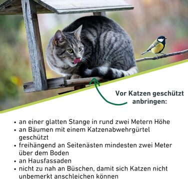 Годівниця для птахів Windhager Ranch, прозора, червона, з мотузкою, 31 x 22 x 20 см