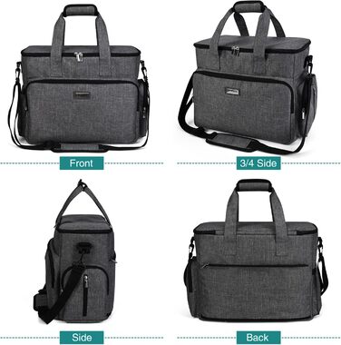 Сумка-переноска для собак та котів Vioett (L, сіра) з набором аксесуарів