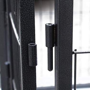 Клітка-вольєр для цуценят Melko, складана, сіра, 91 x 63 x 61 см