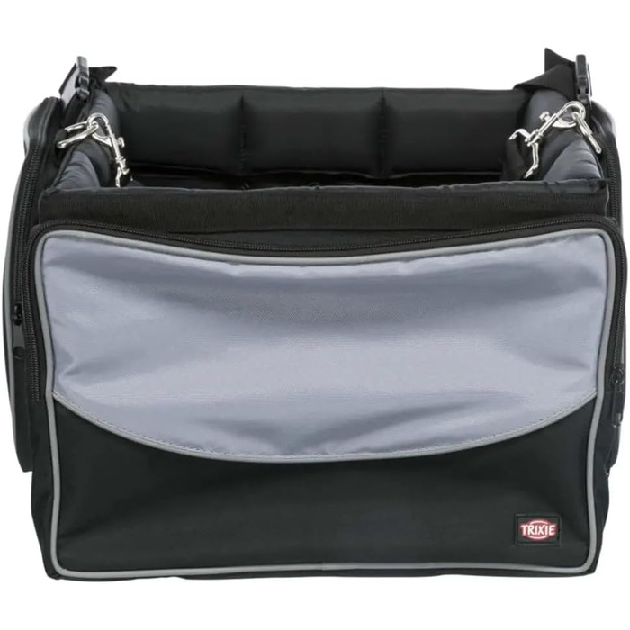 Кошик на велосипед TRIXIE Front-Box, 41x26x26 см, чорний/сірий