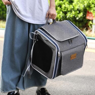 Сумка-переноска для собак на велосипед, складана та портативна | Корзина для собак та домашніх тварин на велосипед, для безпеки під час поїздок, прогулянок, подорожей, активного відпочинку, сімейного катання та для котів