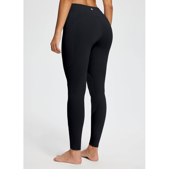 Брюки для їзди верхи Baleaf для жінок та дівчаток, зимові, утеплені, з підкладкою, водонепроникні, з кишенею для телефону, чорні, розмір M