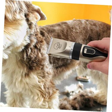 Електричний собачий триммер SOIMISS з титановими керамічними лезами. Безшумна машинка для грумінгу собак та котів. Для догляду за вухами, обличчям та тілом.