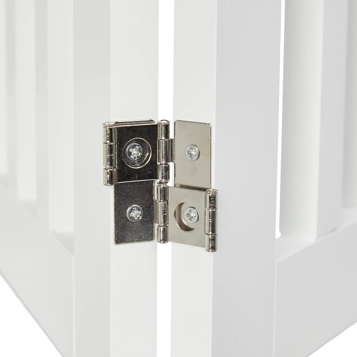 Захисне ворота Relaxdays для собак, 92x154 см, 3 елементи, білий, розкладне