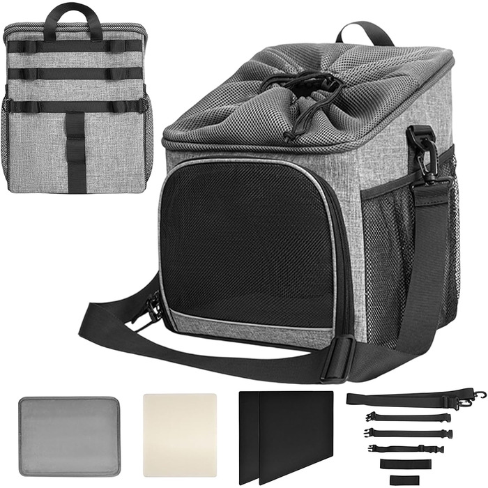 Фahrрадіовелосипедний крісло-кошик для тварин Dmuzsoih, дихаючий | Легкий, зручний для подорожей, кемпінгу, щоденного використання