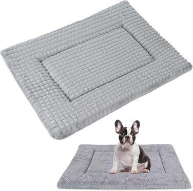 Килимок для собак, миючий, м'який, для маленьких, середніх та великих собак, сірий, 90x70 см (XZ016)