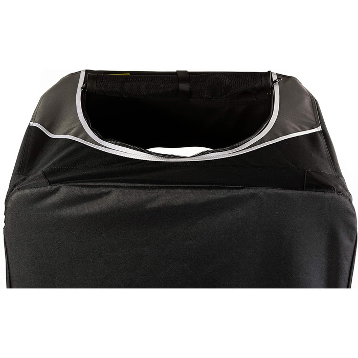 Транспортна переноска для собак та котів, 91x64x64 см. Чорна переноска-будка для тварин, ідеальна для подорожей та перевезень