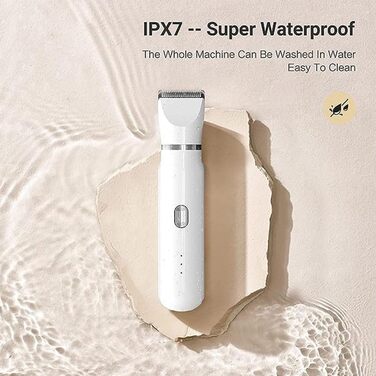 Електрична машинка для стрижки тварин 4-в-1 для собак та котів, вологостійка