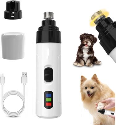 Триммер для собак FOGOIN Orthopfote Pro - професійний інструмент для догляду за кігтями, тихий, з регулюванням швидкості, для дому