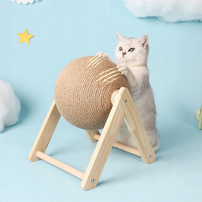 Низька кігтеточка K&M для котів до 60 см